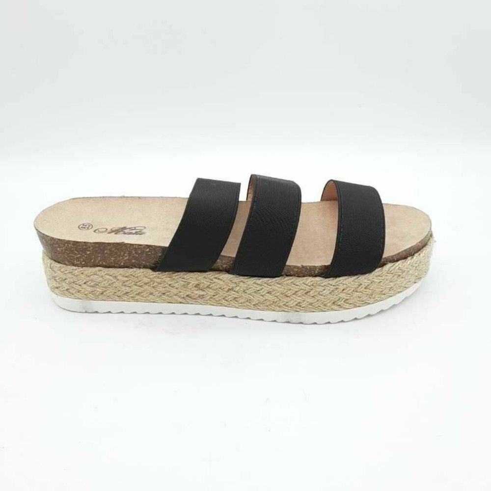 Mata Priscilla Platform Espadrille Sandals 8.5 New‎